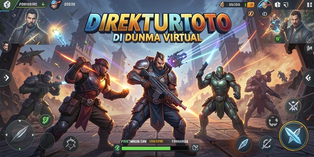 Tampilan gameplay <strong>DIREKTURTOTO</strong> yang penuh aksi dan pertarungan seru.