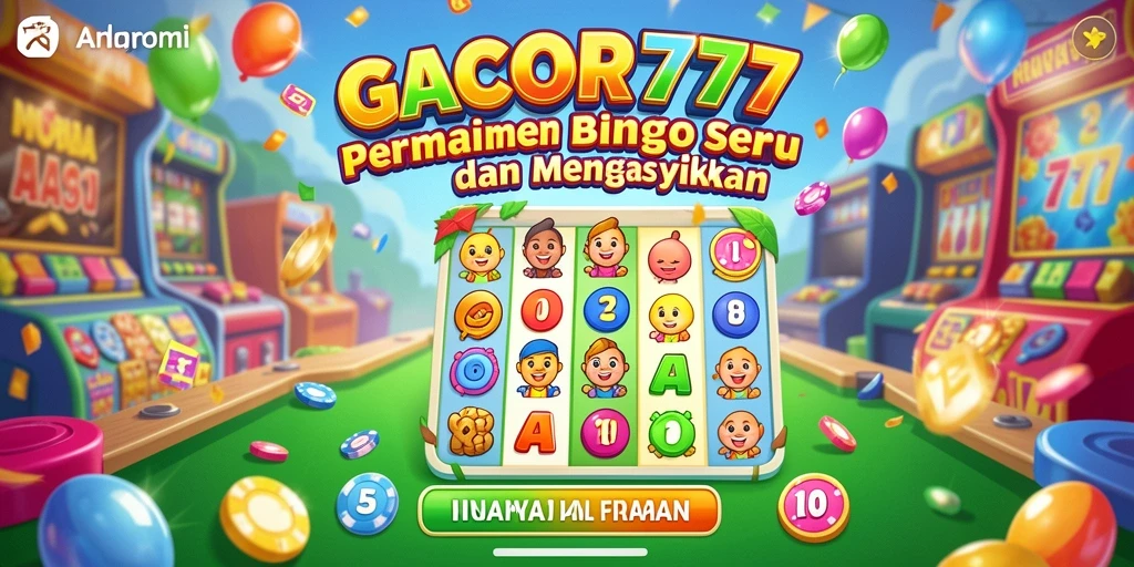 Screenshot gameplay Bingo GACOR777 yang seru dan interaktif.