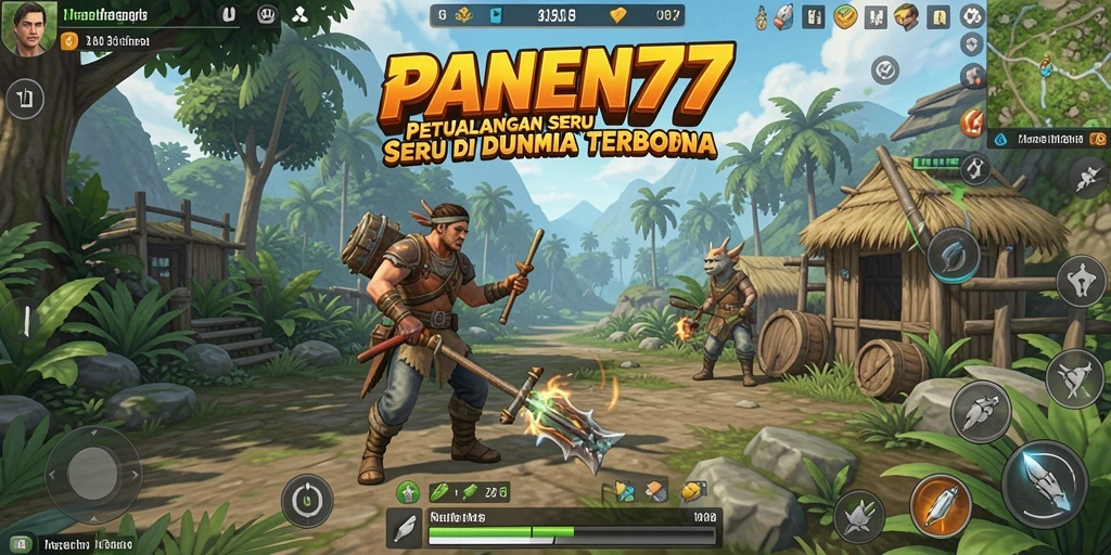 Tampilan gameplay seru di dunia terbuka PANEN77.