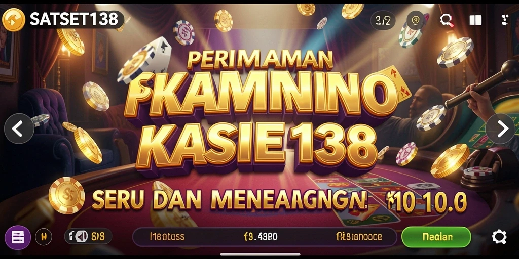 Tangkapan layar SATSET138 menunjukkan gameplay Kasino yang mendebarkan.